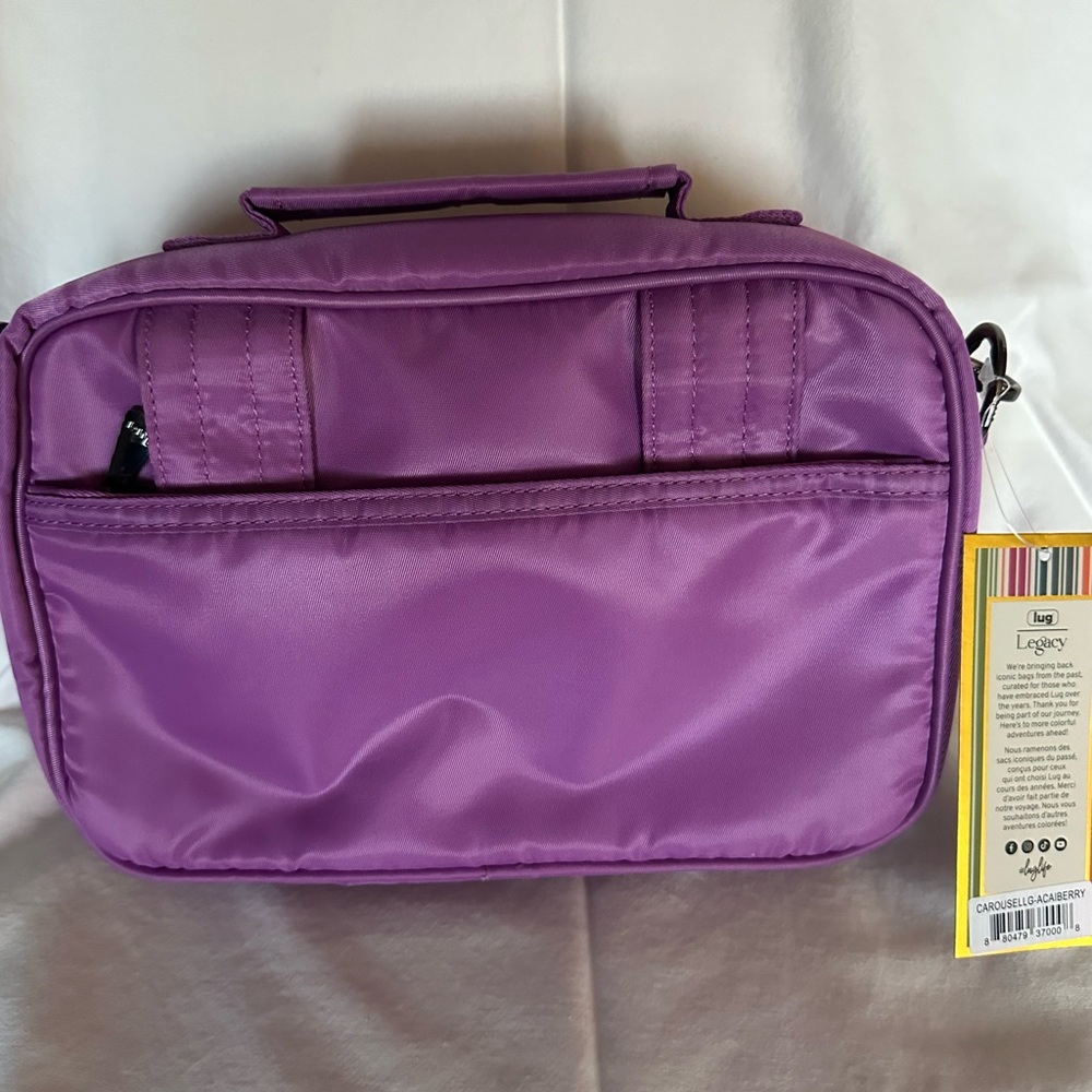 Lug Vibrant Purple Crossbody Bag